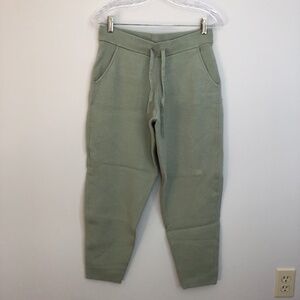 Banana Republic Sweater Jogger Knit Lounge Pant Women's Size Small Sage Green